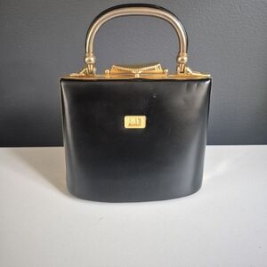 Dunhill Vintage Black and Gold Bag